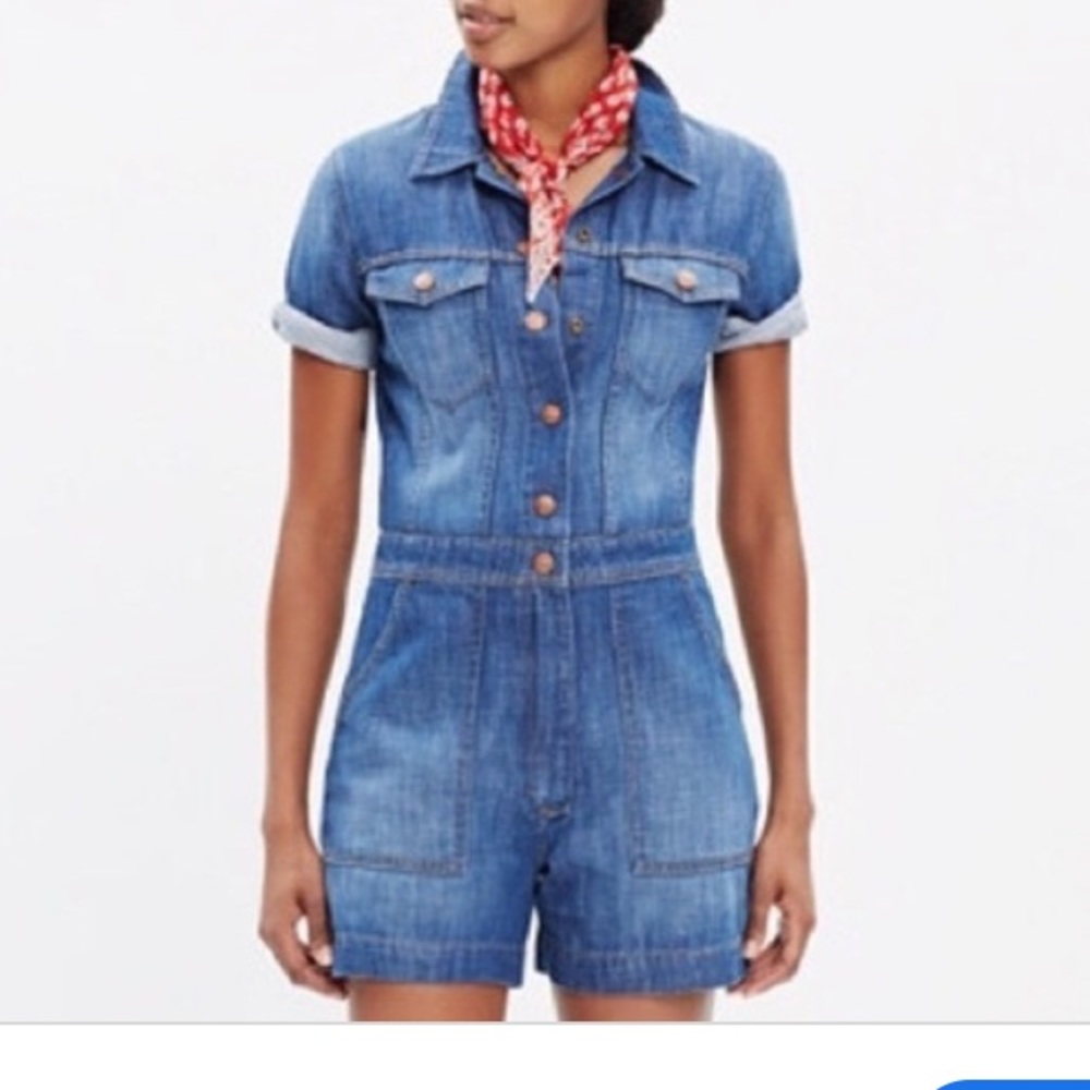 Madwell Jean Short Jumpsuit